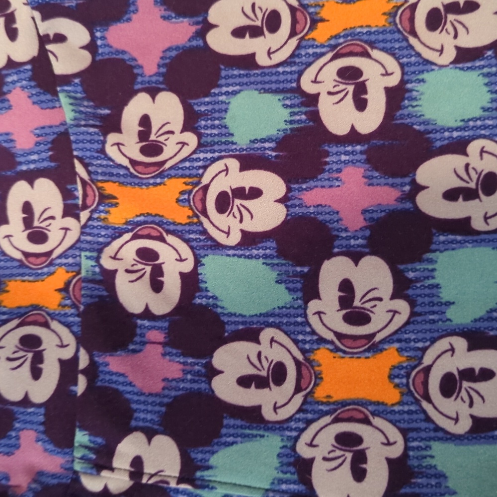 LuLaRoe Disney Mickey Mouse Leggings SZ One Size NWOT - Picture 2 of 4